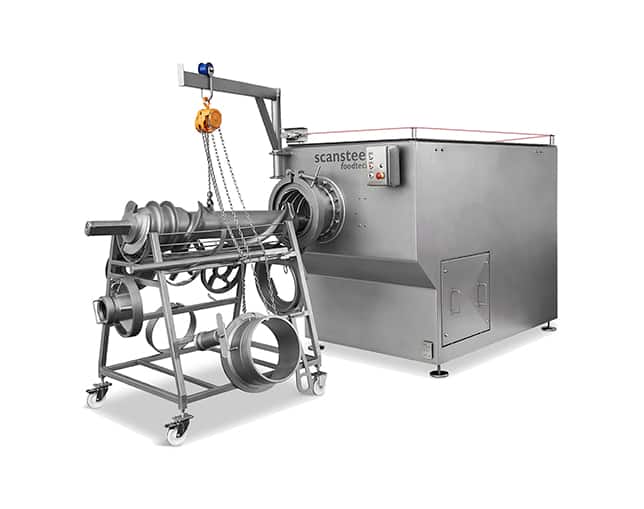 scansteel foodtech® single worm/auger grinder